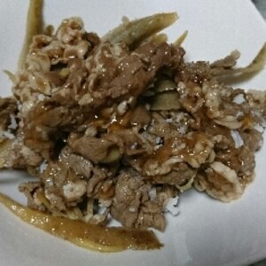 簡単！ゴボウと牛肉のしぐれ煮♪